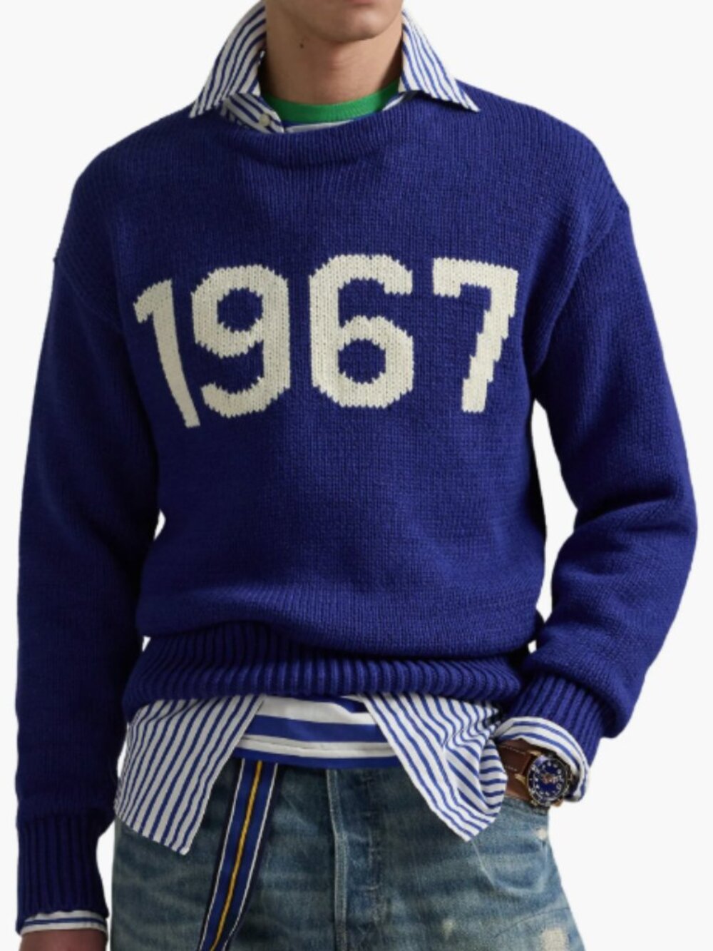 Ralph Lauren 1967 Royal Blue Crewneck Sweater